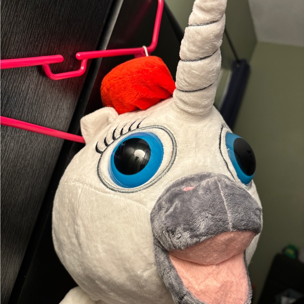 Squatty Potty Dookie White Plush Unicorn Toy with Rainbow Mane and Rainbow Poop - Picture 6 of 14